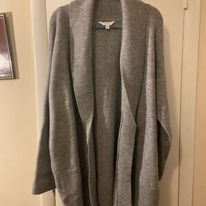 Time and Tru Charcoal Women's Cardigan
